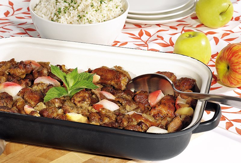 Vepřová pečínka s jablky