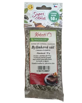 BYLINKOVÁ SŮL, originální náplň pro mlýnek Kulinář