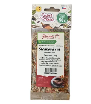 STEAKOVÁ SŮL, originální náplň pro mlýnek Kulinář