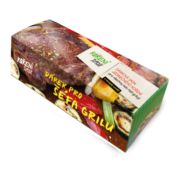 Dárková kazeta koření „PRO ŠÉFA GRILU“